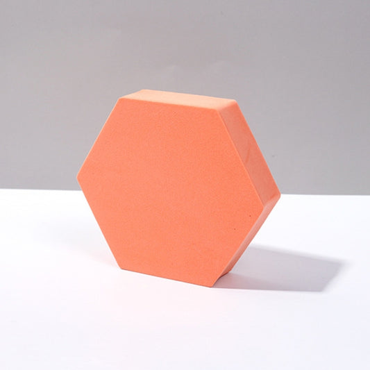 8 PCS Geometric Cube Photo Props Decorative Ornaments Photography Platform, Colour: Small Orange Hexagon - free shipping - PMC Jewellery - Order now!