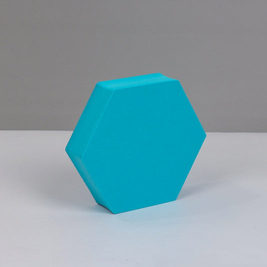 8 PCS Geometric Cube Photo Props Decorative Ornaments Photography Platform, Colour: Small Lake Blue Hexagon - free shipping - PMC Jewellery - Order now!