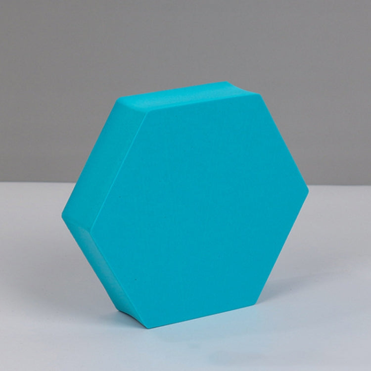 8 PCS Geometric Cube Photo Props Decorative Ornaments Photography Platform, Colour: Large Lake Blue Hexagon - Geometric Props by PMC TechLife | Online Shopping South Africa | PMC TechLife | Buy Now Pay Later Mobicred