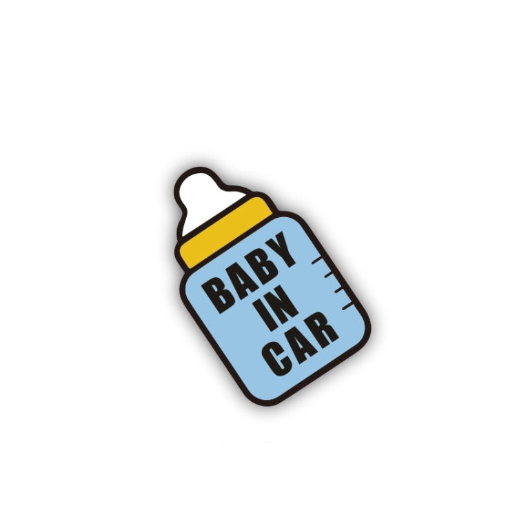 10 PCS There Is A Baby In The Car Stickers Warning Stickers Style: CT203 Baby X Blue Bottom Bottle Magnetic Stickers - Warning Sticker by PMC TechLife | Online Shopping South Africa | PMC TechLife | Buy Now Pay Later Mobicred