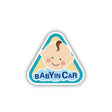 10 PCS There Is A Baby In The Car Stickers Warning Stickers Style: CT223O Triangle Boy Adhesive Stickers - Warning Sticker by PMC TechLife | Online Shopping South Africa | PMC TechLife | Buy Now Pay Later Mobicred