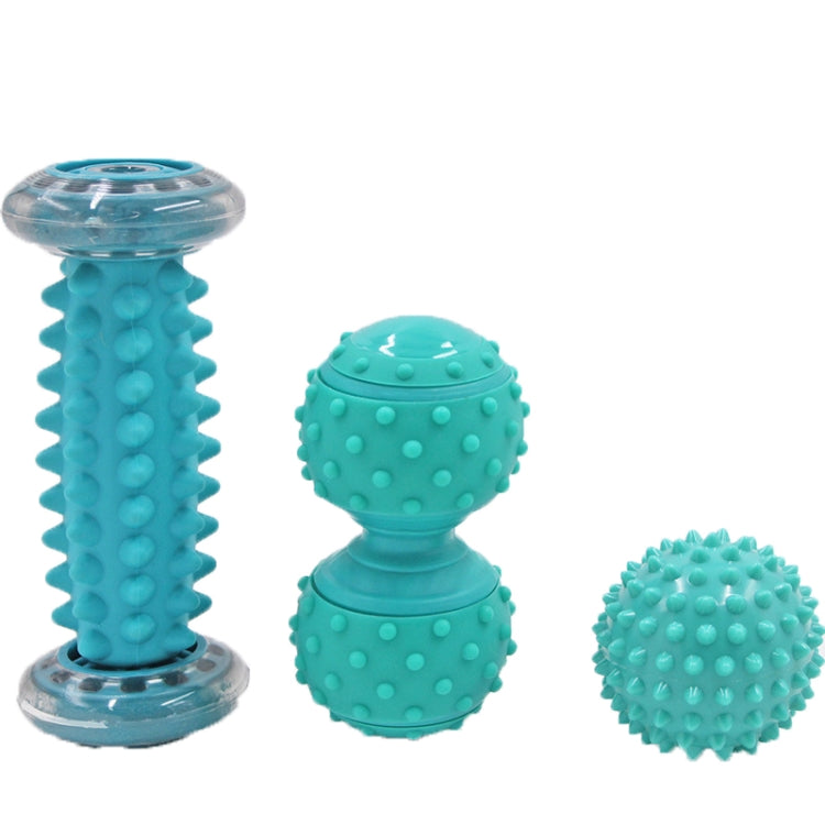 Massage Ball Plantar Fascia Ball Muscle Relaxation Fitness Ball Hand Holding Ball,Style: Green Foot Bottom + Bump Peanut Ball + 7cm Tattan - Massage & Relaxation by PMC TechLife | Online Shopping South Africa | PMC TechLife