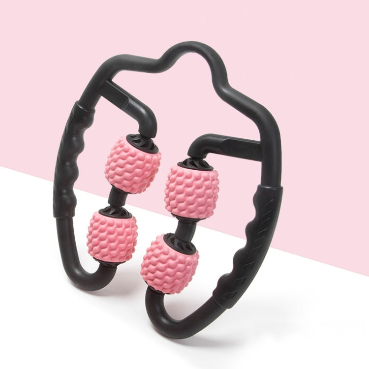 Foam Shaft Muscle Massage Roller Yoga Roller Fitness Supplies(Water-drop Type Cherry Pink) - free shipping - PMC TechLife - Order now!