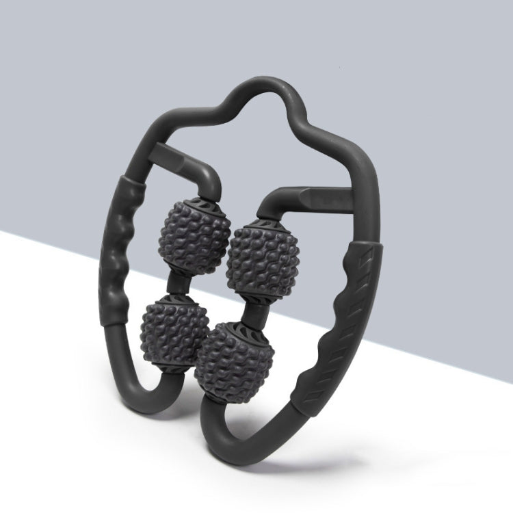 Foam Shaft Muscle Massage Roller Yoga Roller Fitness Supplies(Water-drop Type Classic Black) - free shipping - PMC TechLife - Order now!