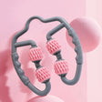 Foam Shaft Muscle Massage Roller Yoga Roller Fitness Supplies(Fish Bones Type Cherry Pink) - free shipping - PMC TechLife - Order now!