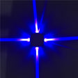 Round 12W LED Cross Star Wall Light Style Lamp Bar Network Bar KTV Club Background Wall Decoration Light(Blue Light) - Wall Lamps by PMc TechLife | Online Shopping South Africa | PMc TechLife | Buy Now Pay Later Mobicred