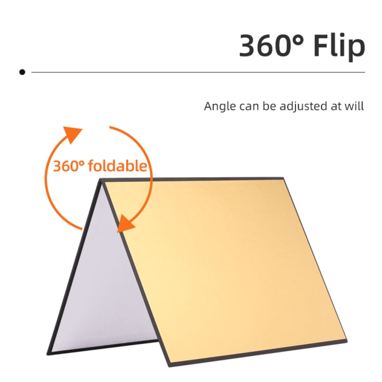3-in-1 Reflective Board A3 Cardboard Folding Light Diffuser Board (White + Black + Gold) -  by PMC Jewellery | Online Shopping South Africa | PMC Jewellery | Buy Now Pay Later Mobicred