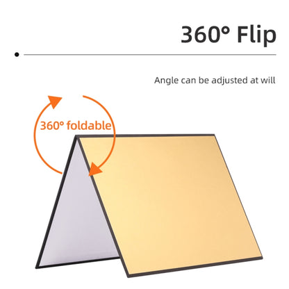 3-in-1 Reflective Board A3 Cardboard Folding Light Diffuser Board (White + Black + Gold) -  by PMC Jewellery | Online Shopping South Africa | PMC Jewellery | Buy Now Pay Later Mobicred
