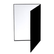 2 PCS 3-in-1 Reflective Board White + Black + Silver A4 Cardboard Folding Light Diffuser Board