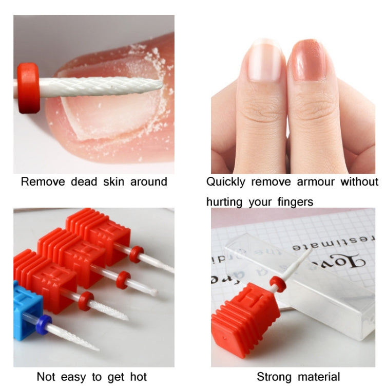3 PCS Ceramicv Nail Polisher Electric Nail Polisher Accessories(OMT-31)