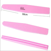 20 PCS 178x28x12mm Diamond-Shaped High-Elastic Sponge Nail Tool Random Colour Delivery