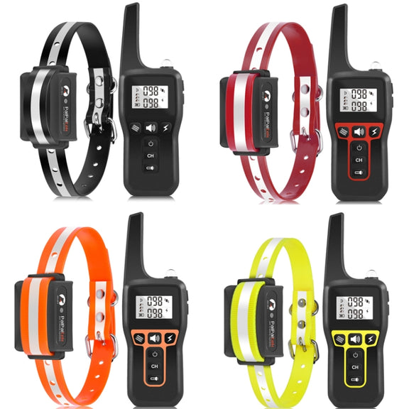 PaiPaitek PD529 Remote Control Dog Training Device Voice Control Anti-Barking Device Dog Training Device(Orange)