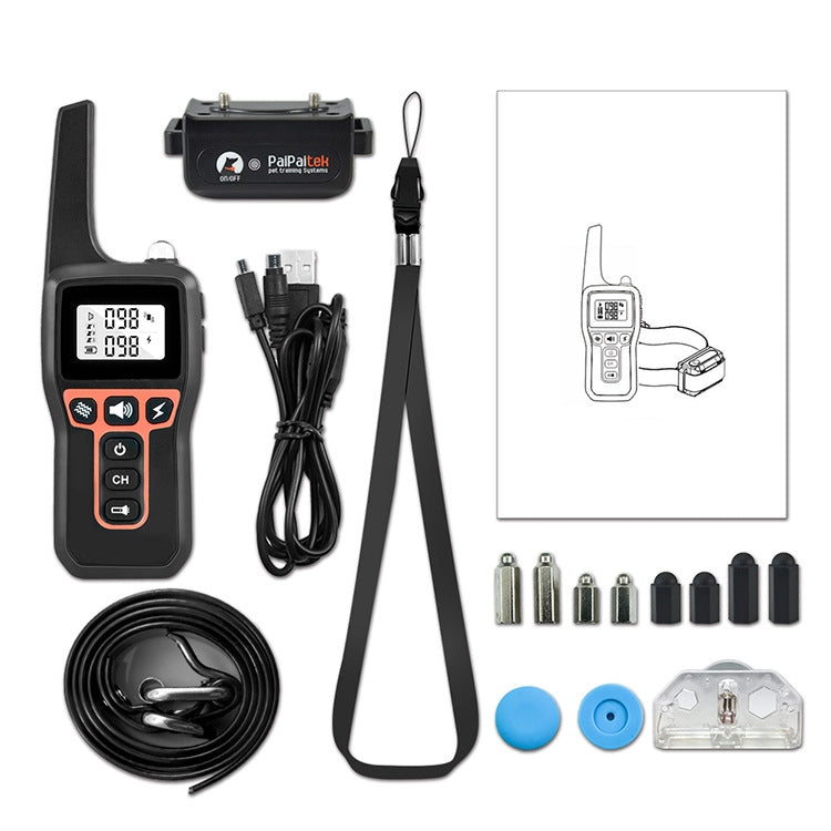 PaiPaitek PD529 Remote Control Dog Training Device Voice Control Anti-Barking Device Dog Training Device(Orange) - free shipping - PMC Jewellery - Order now!
