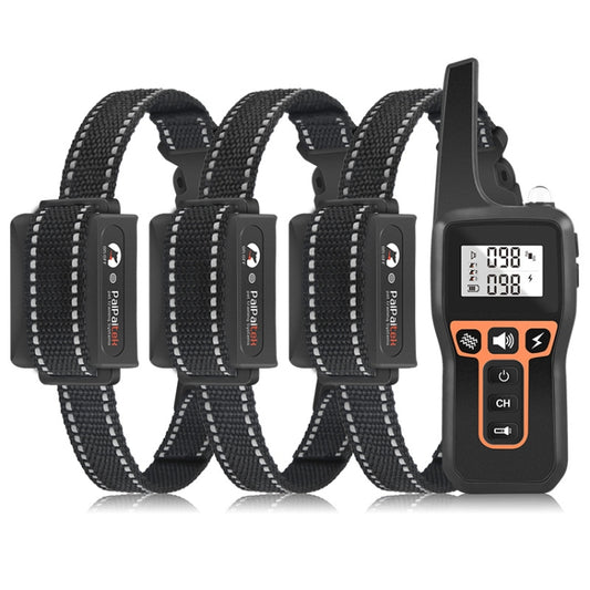 PaiPaitek PD529-3 Remote Control Dog Training Device Voice Control Barking Stopper Electronic Collar Dog Training Device - free shipping - PMC Jewellery - Order now!