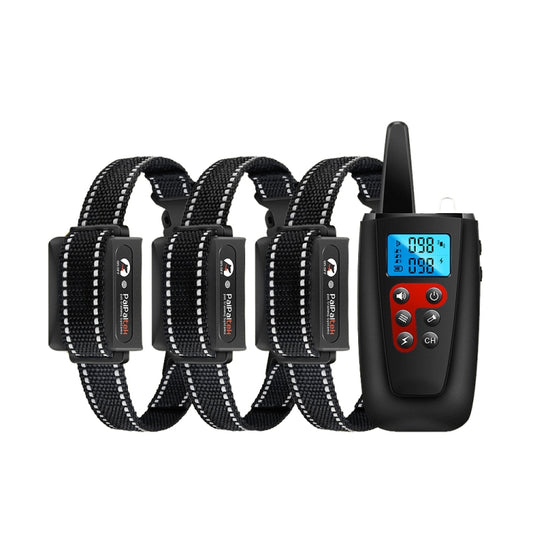 PaiPaitek PD526-3 Anti-Barking Device Dog Electric Shock Collar Training Dog Remote Control Pet Training Equipment - free shipping - PMC Jewellery - Order now!