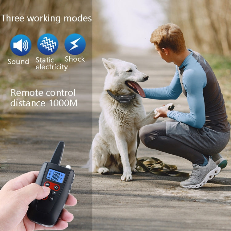 PaiPaitek PD526-3 Anti-Barking Device Dog Electric Shock Collar Training Dog Remote Control Pet Training Equipment - free shipping - PMC Jewellery - Order now!