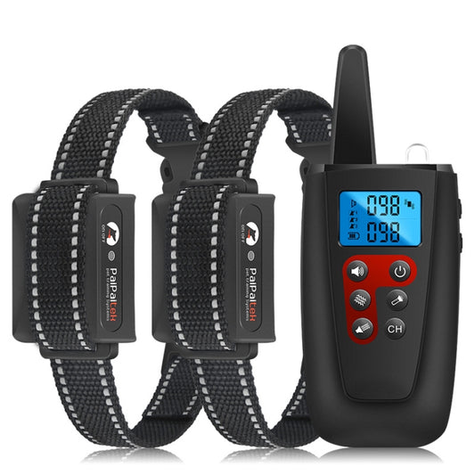 PaiPaitek PD526V-2 1 In 2 100-Speed Sound Vibration Remote Control Training Dog Device Anti-Barking Device Electronic Remote Control Collar - free shipping - PMC Jewellery - Order now!