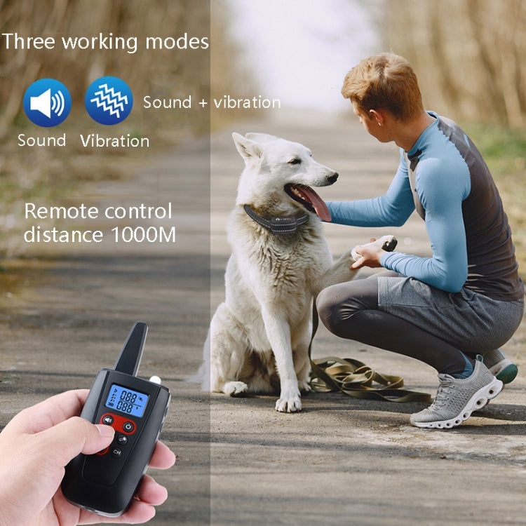PaiPaitek PD526V-2 1 In 2 100-Speed Sound Vibration Remote Control Training Dog Device Anti-Barking Device Electronic Remote Control Collar - free shipping - PMC Jewellery - Order now!