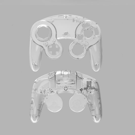 2 PCS Game Single Point Handle Shell Replacement Shell Handle Repair Parts For Nintendo NGC(Transparent) - Cases by PMC Jewellery | Online Shopping South Africa | PMC Jewellery | Buy Now Pay Later Mobicred