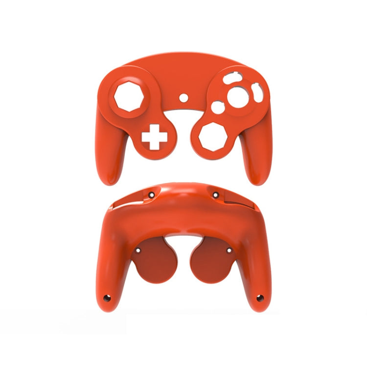 2 PCS Game Single Point Handle Shell Replacement Shell Handle Repair Parts For Nintendo NGC(Orange) - Cases by PMC Jewellery | Online Shopping South Africa | PMC Jewellery | Buy Now Pay Later Mobicred