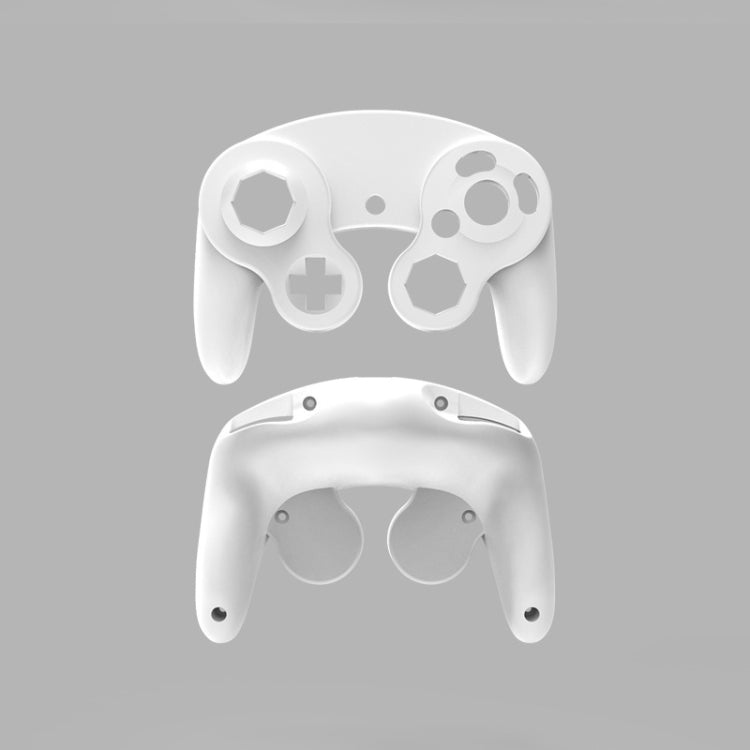 2 PCS Game Single Point Handle Shell Replacement Shell Handle Repair Parts For Nintendo NGC(White) - Cases by PMC Jewellery | Online Shopping South Africa | PMC Jewellery | Buy Now Pay Later Mobicred