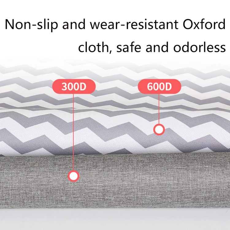 Baby Crib Hanging Bag Multifunctional Detachable Bed Diaper Toy Storage Bag(Gray Snow) - free shipping - PMC TechLife - Order now!