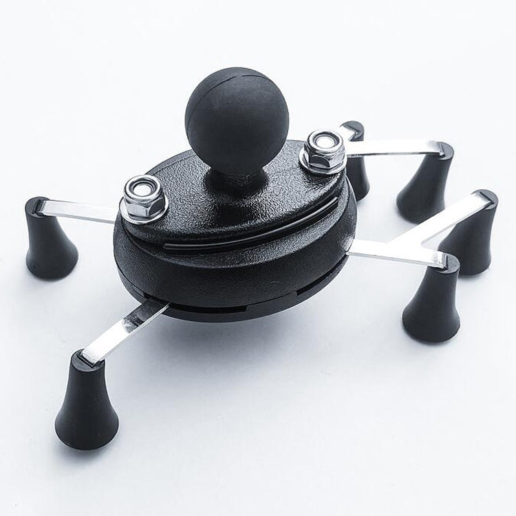 Eagle Claws X-Type Six-Claw Metal Mobile Phone Back Clip Bicycle Motorcycle Mobile Phone Holder(Red) - Holder by PMC TechLife | Online Shopping South Africa | PMC TechLife | Buy Now Pay Later Mobicred