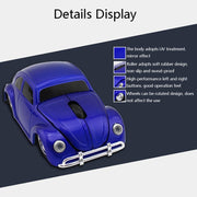 CM0010B 1200 DPI 3-keys Car Shape Wireless Mouse(Blue)
