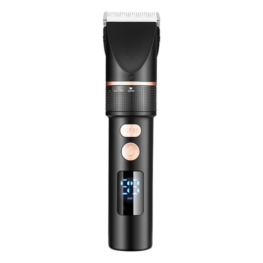 TURBO Men Electric Hair Trimmer LCD Digital Display Hair Clipper - free shipping - PMC Jewellery - Order now!