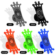 Multifunctional Silicone Bicycle Mobile Phone Holder Motorcycle Riding Navigation Fixed Bracket(Orange)