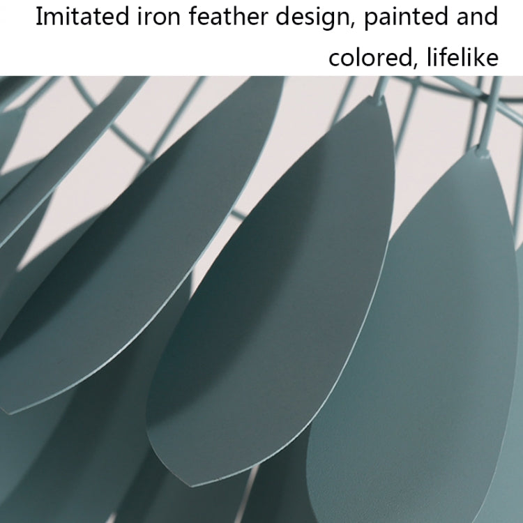 6523 Wrought Iron Badminton Restaurant Hanging Light Bar Bedroom Bedside Balcony Chandelier(Small Green) - Celling Lights & Chandeliers by PMc TechLife | Online Shopping South Africa | PMc TechLife | Buy Now Pay Later Mobicred