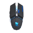 T-WOLF Q15 6-Buttons 1600 DPI Wireless Rechargeable Mute Office Gaming Mouse with 7 Color Breathing Light(Technology Black) - free shipping - PMC TechLife - Order now!