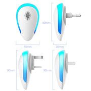 Dual-frequency Ultrasonic Mosquito Repellent Household Insect Repellent for Pregnant Women and Children, Product specifications: US Plug(White)