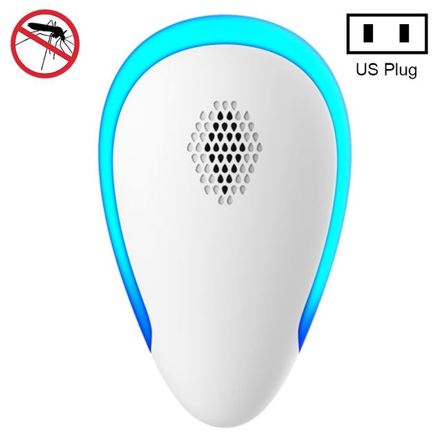 Dual-frequency Ultrasonic Mosquito Repellent Household Insect Repellent for Pregnant Women and Children, Product specifications: US Plug(White)