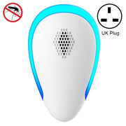 Dual-frequency Ultrasonic Mosquito Repellent Household Insect Repellent for Pregnant Women and Children, Product specifications: UK Plug(White)