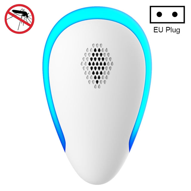 Dual-frequency Ultrasonic Mosquito Repellent Household Insect Repellent for Pregnant Women and Children, Product specifications: EU Plug(White)