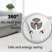 Ultrasonic Mouse Repeller Mute Noise Reduction Mosquito Killer(US Plug)