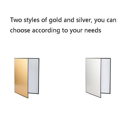 2 PCS Photography Folded Thickening A4 Cardboard Folding Light Diffuser Board(Silver) - free shipping - PMC Jewellery - Order now!