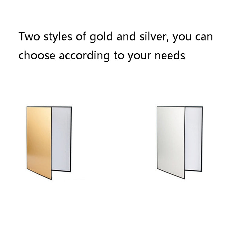 2 PCS Photography Folded Thickening A4 Cardboard Folding Light Diffuser Board(Gold) - free shipping - PMC Jewellery - Order now!