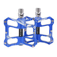 WEST BIKING YP0802080 Bicycle Aluminum Alloy Pedal Riding Foot Pedal Bicycle Accessories(Blue) - Pedals by WEST BIKING | Online Shopping South Africa | PMc TechLife | Buy Now Pay Later Mobicred