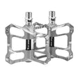 WEST BIKING YP0802080 Bicycle Aluminum Alloy Pedal Riding Foot Pedal Bicycle Accessories(Silver) - free shipping - PMc TechLife - Order now!