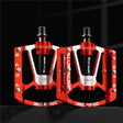 1pair WEST BIKING YP0802083 Mountain Bike Aluminum Alloy Pedal Lightweight Bearing Foot Pedal(Red) - free shipping - PMc TechLife - Order now!