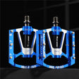 1pair WEST BIKING YP0802083 Mountain Bike Aluminum Alloy Pedal Lightweight Bearing Foot Pedal(Blue) - free shipping - PMc TechLife - Order now!