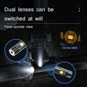Industrial Dual-Lens Endoscope HD Handheld Screen Pipe Car Inspection Tool, Specification: Line Length 1m