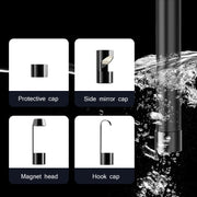 Industrial Dual-Lens Endoscope HD Handheld Screen Pipe Car Inspection Tool, Specification: Line Length 1m