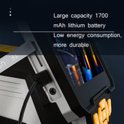 Industrial Dual-Lens Endoscope HD Handheld Screen Pipe Car Inspection Tool, Specification: Line Length 1m