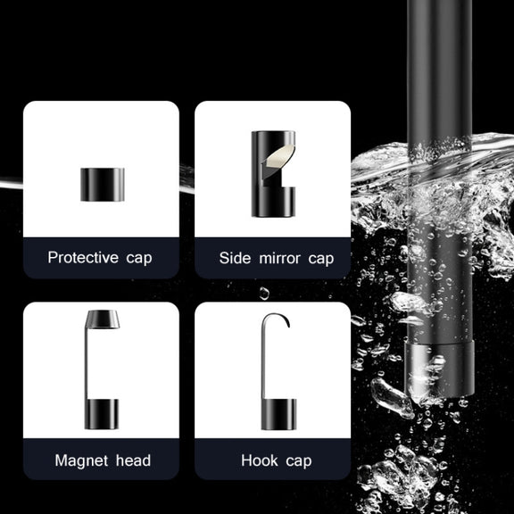Industrial Dual-Lens Endoscope HD Handheld Screen Pipe Car Inspection Tool, Specification: Line Length 10m
