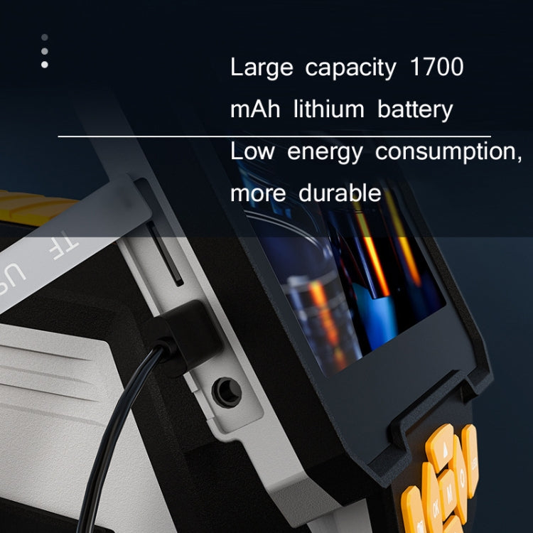 Industrial Dual-Lens Endoscope HD Handheld Screen Pipe Car Inspection Tool, Specification: Line Length 10m