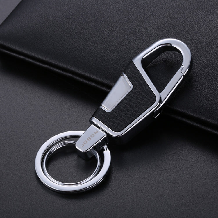 JOBON ZB-6611 Car Keychain Men Waist Hanging Keychain Simple Key Rings(Silver) - Key Rings by JOBON | Online Shopping South Africa | PMC TechLife | Buy Now Pay Later Mobicred
