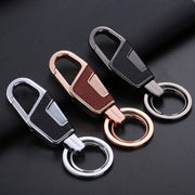 JOBON ZB-6611 Car Keychain Men Waist Hanging Keychain Simple Key Rings(Black)